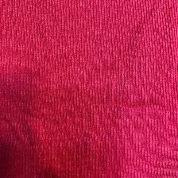 Dark Red Plus Rib Tank top 1X - Picture 7 of 7